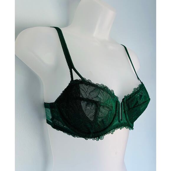 Auden Unlined Balconette Coverage Underwire Bra 32B NWOT - Picture 2 of 8